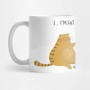 Funny fat cat Mug